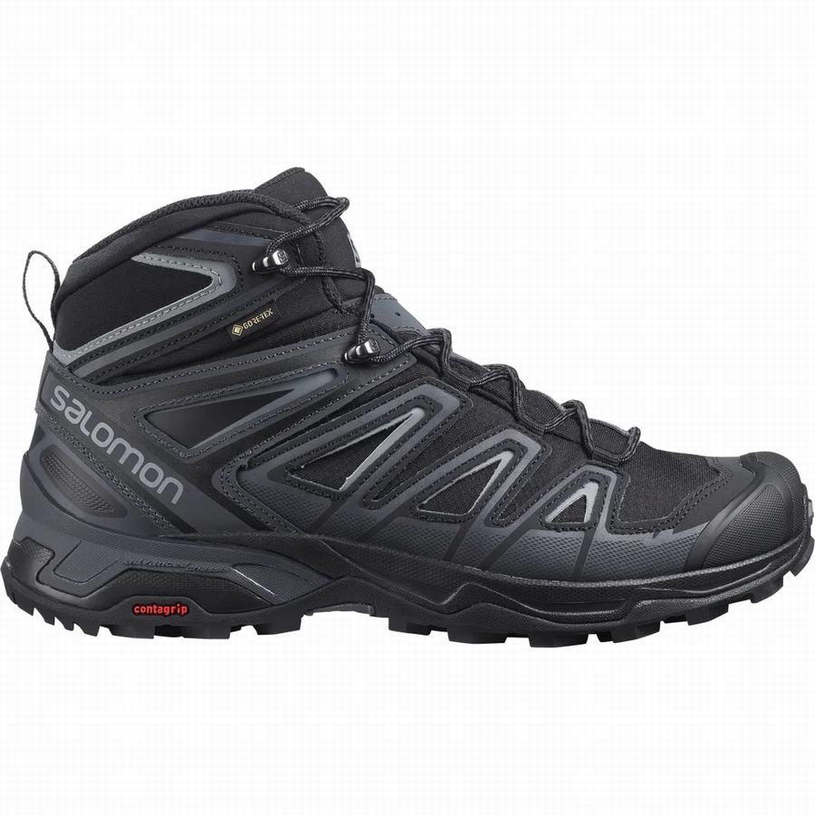 Ορειβατικά Μποτάκια Salomon X Ultra 3 Mid Gore-tex ανδρικα μαυρα [UBX4481TS]